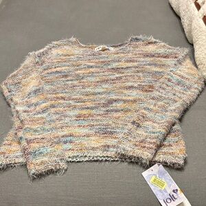 Jolt Pastel Striped Women's Sweater